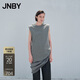JNBY/江南布衣25夏連衣裙無袖長款H型圓領(lǐng)5P5G13120 072/中雜灰 S