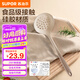 蘇泊爾硅膠大漏勺耐高溫火鍋浮沫油炸食品級長柄廚房家用漏勺 勺子笊籬