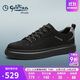 金利來(lái)（goldlion）男鞋男士板鞋時(shí)尚個(gè)性舒適系帶休閑鞋G500330318AAA黑色40