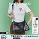 Amazing Song乙頌女包[教師節禮物]陳都靈同款甜甜圈HOBO新款軟皮斜挎包