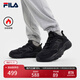 FILA斐樂(lè )男鞋男子跑鞋MARS II火星二代復古運動(dòng)鞋減震冬季加絨男鞋 黑-BK 42