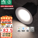 雷士（NVC）LED筒燈嵌入式背景墻無邊框12瓦暖白未來光全光譜護(hù)眼燈開孔75mm