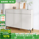 全友家居 現(xiàn)代極簡(jiǎn)風(fēng)家具鞋柜家用靠墻大容量?jī)?chǔ)物收納柜入戶玄關(guān)柜子