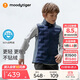 moodytiger校服神器兒童羽絨馬甲鴨絨背心男女童輕薄保暖拒水透氣彈力秋冬款