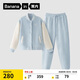 蕉內絨絨501H睡衣睡褲女士珊瑚絨長(cháng)袖長(cháng)褲秋冬季情侶可外穿家居服套裝