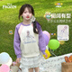 迪士尼艾莎T恤女童衛衣2025秋季新款兒童中大童插肩長(cháng)袖上衣
