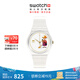 斯沃琪（Swatch）瑞士手表 女王的慶典 開學(xué)季禮物變色石英腕表GZ711