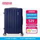 美旅（AMERICAN TOURISTER）拉桿箱商務(wù)行李箱20寸旅行箱大容量密碼登機箱輕盈抗摔薯條箱79B 深藍色【色/沉穩(wěn)】 24英寸 （可托運3-5天出行）