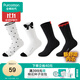 全棉時(shí)代襪子女純棉休閑襪女士抗菌消臭長(cháng)筒襪4雙裝