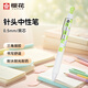 櫻花（SAKURA）動(dòng)彩按動(dòng)式針頭中性筆0.5mm辦公簽字筆學(xué)生考試水筆水性筆耐光耐水耐熱動(dòng)彩筆-綠格桿格紋系列