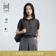 水云間·SHUI YUN JIAN女裝 小翻領(lǐng)修身簡(jiǎn)約顯瘦針織衫上衣2025夏季新款 煙灰（綿羊毛） M