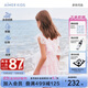 愛慕兒童（AIMER KIDS）女童海邊度假溫泉連體泳衣裙耐氯A類 蝴蝶飛飛 130