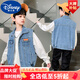 迪士尼（Disney）兒童馬甲春秋男童牛仔外穿洋氣薄款男寶背心男孩時(shí)髦馬夾大童衣服 熱售牛仔藍(lán) 150 身高140-150cm年齡9-10歲