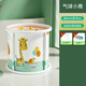 雅親（YAQIN）嬰兒可折疊洗澡桶家用成人泡澡盆寶寶小孩沐浴泳池可坐兒童游泳桶 特大號-小鹿-【免安裝】