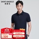 報喜鳥(niǎo)新疆長(cháng)絨棉短袖POLO衫涼感易打理男士上衣KEST252053U藍50
