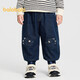 巴拉巴拉寶寶牛仔褲加絨氣球褲男童秋冬2025長(cháng)褲【商場(chǎng)同款】201425108102