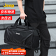吉普（JEEP）旅行包男士大容量短途出差手提包干濕分離健身包斜挎包旅游行李包 黑色【80L 可登機免托運】