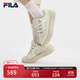 FILA 斐樂(lè )官方女鞋CARROT摩登板鞋蘿卜鞋休閑運動(dòng)鞋厚底鞋女 古白色/初雪白-AA 37.5