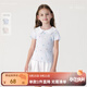 MARC&JANIE馬克珍妮女童滿(mǎn)底花卉娃娃領(lǐng)短袖T恤兒童純棉上衣夏裝240760