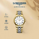 浪琴（LONGINES）瑞士手表 時尚系列 機械鋼帶女表 對表 L43222117