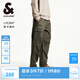 杰克·瓊斯（JACK&JONES）男裝秋季時(shí)尚潮流簡約長褲子多口袋寬松工裝風(fēng)休閑褲男224414047 葡萄葉色E05 常規(guī) M （175)