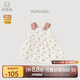 乖奇熊女寶寶純棉紗布吊帶連衣裙夏季薄款可愛(ài)公主嬰幼兒無(wú)袖裙子