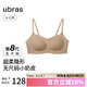 ubras七夕禮物無尺碼小奶皮輕褶文胸罩隱形無痕內(nèi)衣女粉底液隱形膚背勾