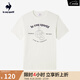 樂(lè )卡克法國公雞夏季男子短袖T恤L242MCNA0323 象牙白色 L