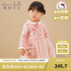 戴維貝拉（DAVE＆BELLA）【Hello.kitty聯(lián)名】女童連衣裙兒童新年裙子秋冬公主裙 粉色 100 cm（建議身高90-100cm）