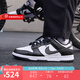 耐克（NIKE）官方 男鞋 DUNK LOW低幫板鞋運動(dòng)休閑鞋透氣百搭黑白熊貓鞋 HF5441-100 40