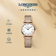 浪琴（LONGINES）瑞士手表 嘉嵐系列 石英鋼帶女表L42091917