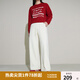 獨束大碼女裝【雙色長(cháng)短款】軟糯舒適窄版加絨直筒褲女冬裝新款褲子 常規 糯糯米 XL
