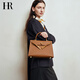 HR赫蓮娜女包包輕奢高級手提包女凱莉包頭層牛皮單肩斜挎包生日禮物