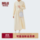 無(wú)印良品（MUJI） IDEE 男女通用 絎縫 小挎包 包包男包女包斜挎包 GAD69C4S 淺灰色 長(cháng)21.5*寬20cm
