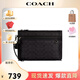 COACH蔻馳男包手拿包經(jīng)典老花C紋CY985 QBMI5送男友