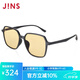 睛姿（JINS）【開學(xué)】防藍(lán)光眼鏡男女護(hù)目鏡56%防藍(lán)光輻射輕量大方框FPC22S253 97B亞光黑色（包裝全新升級(jí)）