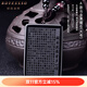 BOYESXSO黑曜石般若心經(jīng)平安無事牌吊墜男士楞嚴(yán)咒護(hù)身符項鏈