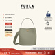 芙拉（FURLA）[11.11搶先購]DANAE牛皮小號女士經(jīng)典時(shí)髦高級感手提包水桶包 綠色