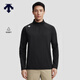 迪桑特（DESCENTE）TRAINING綜訓訓練運動(dòng)健身男士吸濕速干長(cháng)袖針織衫 BK-黑色 L (175/96A)