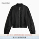 Calvin KleinJeans25春秋女士潮流休閑ck光澤感棒球領(lǐng)飛行員夾克外套47B528G