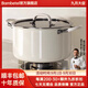 Bambetel班貝特德國品牌陶瓷316L加深不銹鋼湯鍋無涂層家用蒸煮燉蒸鍋 【湯鍋+蒸籠】1-3人使用 20cm