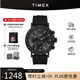 天美時（TIMEX）石英手表男士三眼日歷運動手表43mm表盤歐美表生日禮物送男友 TW2V71900