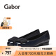 GABOR德國嘉步05100通勤小紅鞋 四季款JK制服蝴蝶簡(jiǎn)約百搭舒適單鞋女 黑色 37