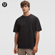 lululemon丨Heavyweight 男士高克重棉質(zhì)針織 T 恤 速干 LM3FBSS 黑色 M