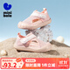 迷你巴拉（minibala）童鞋兒童休閑涼鞋夏季新款中小童透氣耐磨單網(wǎng)運動(dòng)休閑鞋 粉色 腳偏瘦的寶寶建議拍小一碼 22 碼適合腳長(cháng)12.5-13.0cm