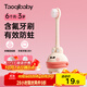 taoqibaby兒童牙刷0到3歲嬰幼兒一歲軟毛寶寶乳牙刷含氟牙刷嬰兒