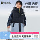 水孩兒（SOUHAIT）童裝男童女童棉馬甲冬季新款兒童無(wú)袖外套百搭上衣 藏藍 160 