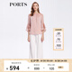 PORTS寶姿 襯衫女 春季新款襯衣簡約職業(yè)裝寬松襯衣ALN8B055HWP019 珍珠粉 M (6)