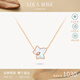 LOLA ROSE羅拉玫瑰常青藤項鏈項鏈女生日禮物節日禮物送女友 LR50040-白母貝