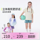 onmygame【金屬光感】?jī)和嗖识萄澫募拘驴钅型p量立體三分褲 湖蘭色（女） 150